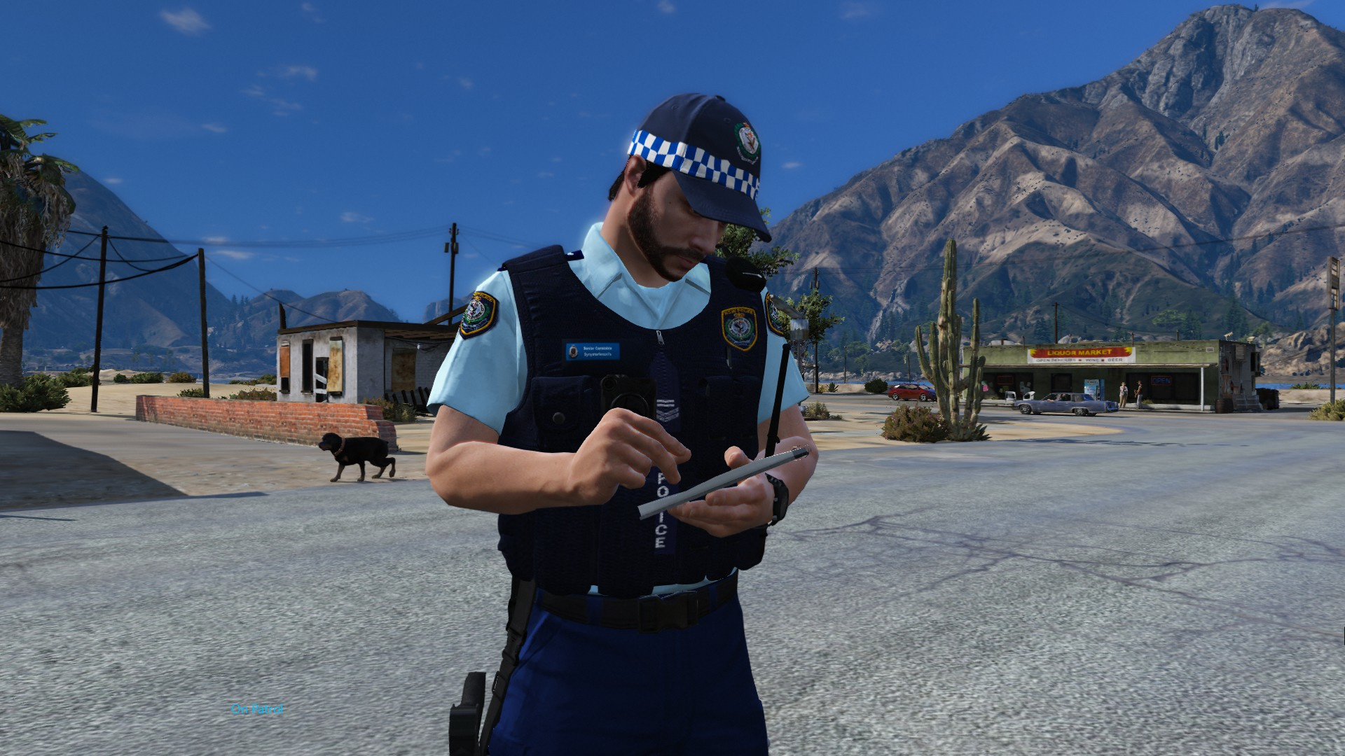 NSW Police Load Bearing Vest LBV [EUP] | GTA 5 Mods