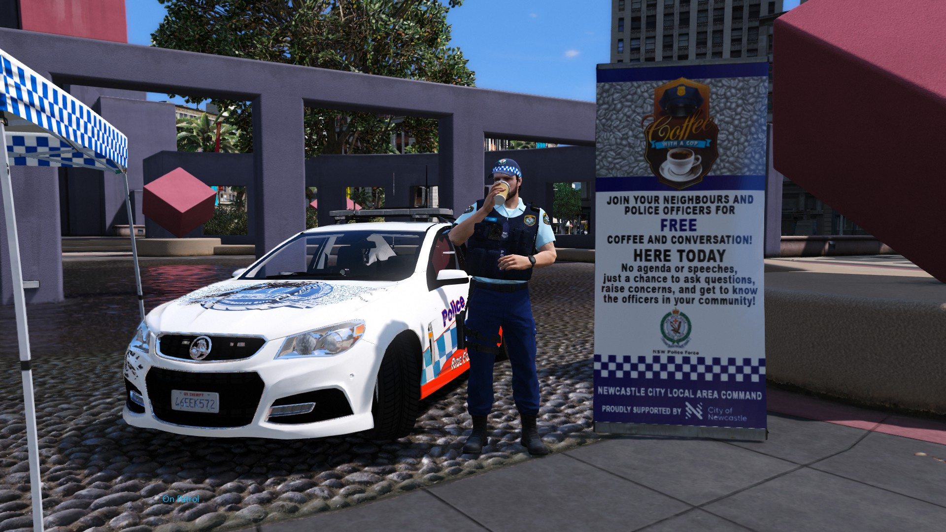 NSW Police Load Bearing Vest LBV [EUP] | GTA 5 Mods