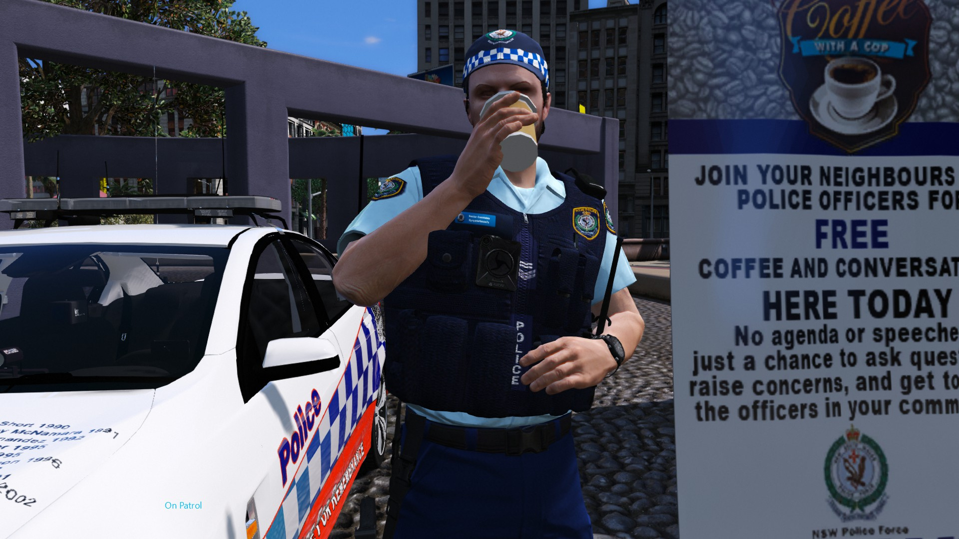 NSW Police Load Bearing Vest LBV [EUP] | GTA 5 Mods