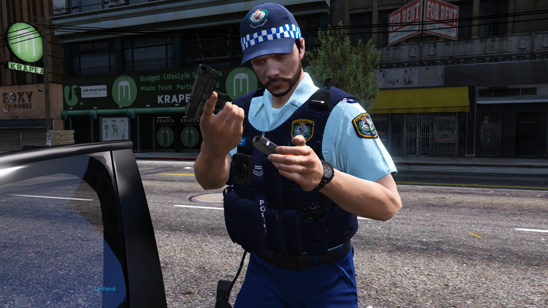 NSW Police Load Bearing Vest LBV [EUP] | GTA 5 Mods