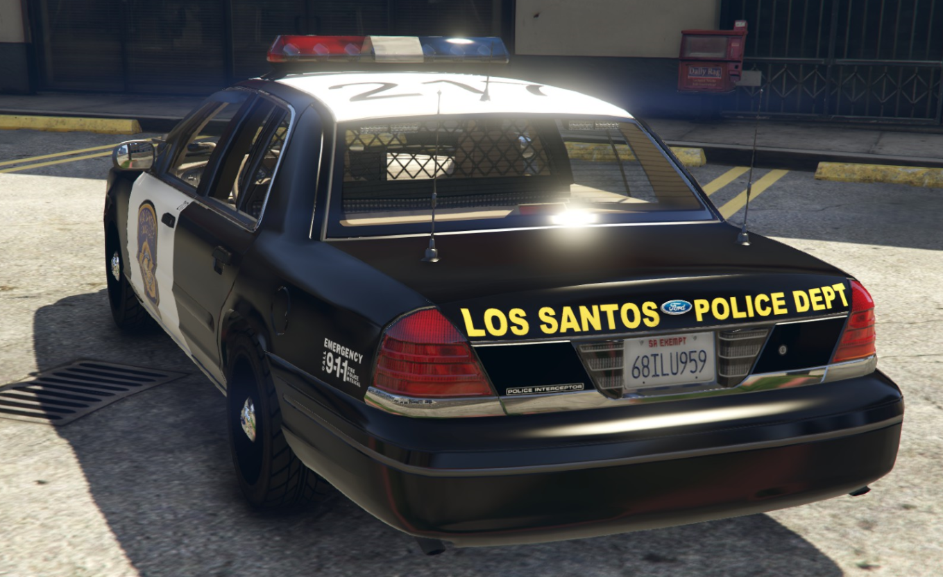 Oakland-style Lspd Police Car (1999 Crown Victoria Cvpi) - Gta5-hub.com