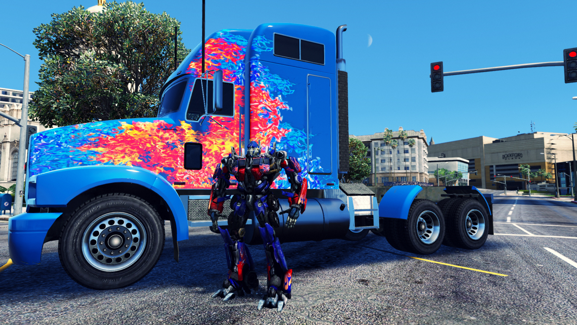 Optimus Prime Paint for Packer [Livery] - Gta5-Hub.com