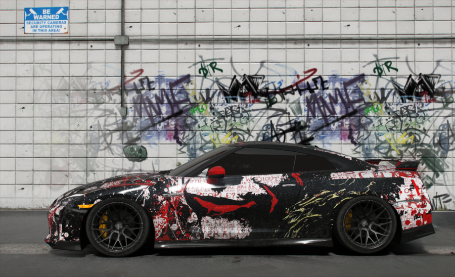 Nissan GTR: Artistic Livery | GTA 5 Mods