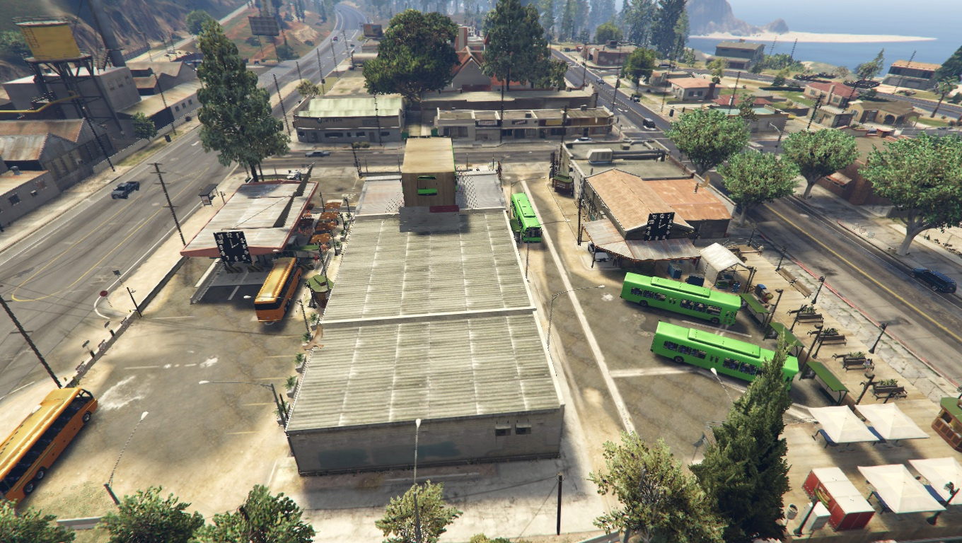 Paleto Bay Station bus | GTA 5 Mods