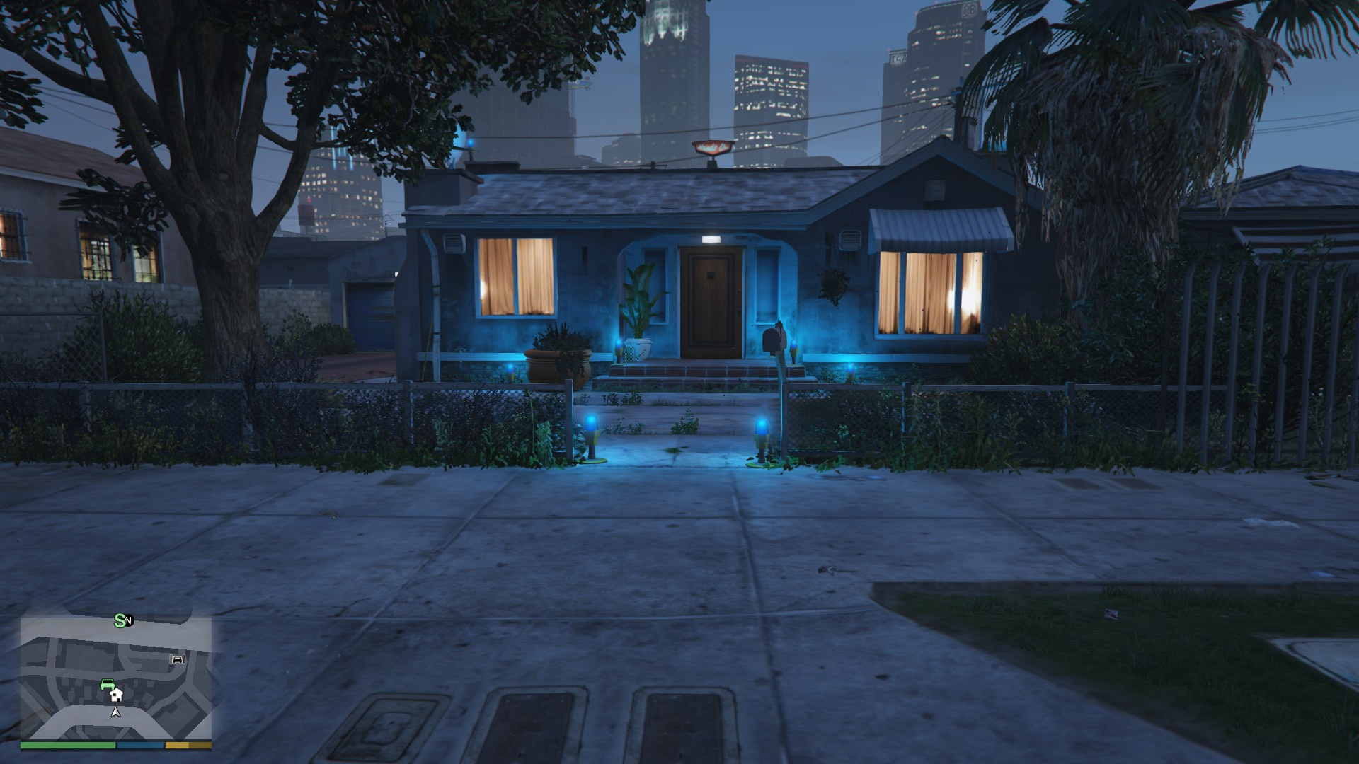 gta 5 franklin's aunt's house location map