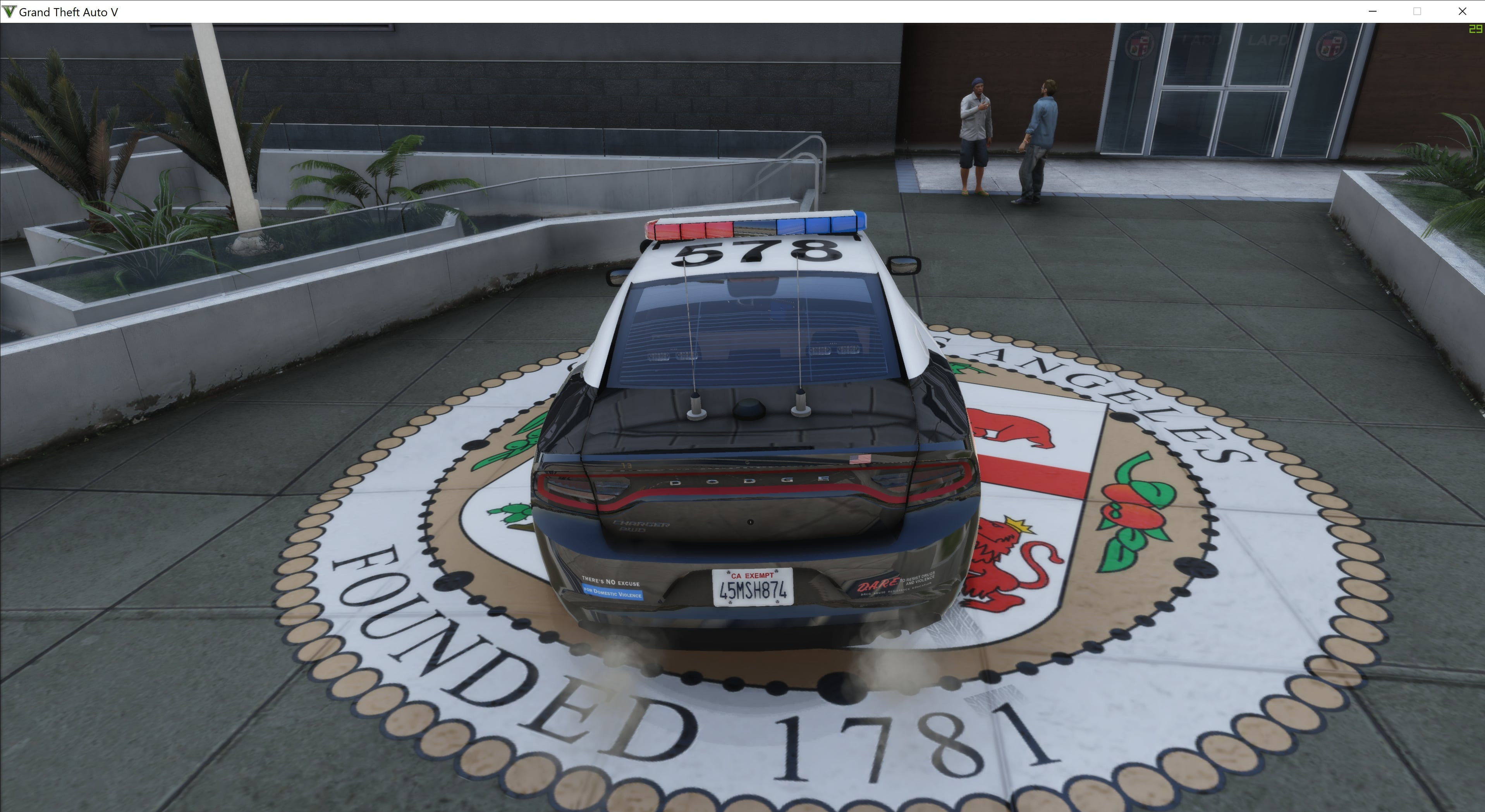 Real LAPD Dodge Charger 2018 Livery | GTA 5 Mods