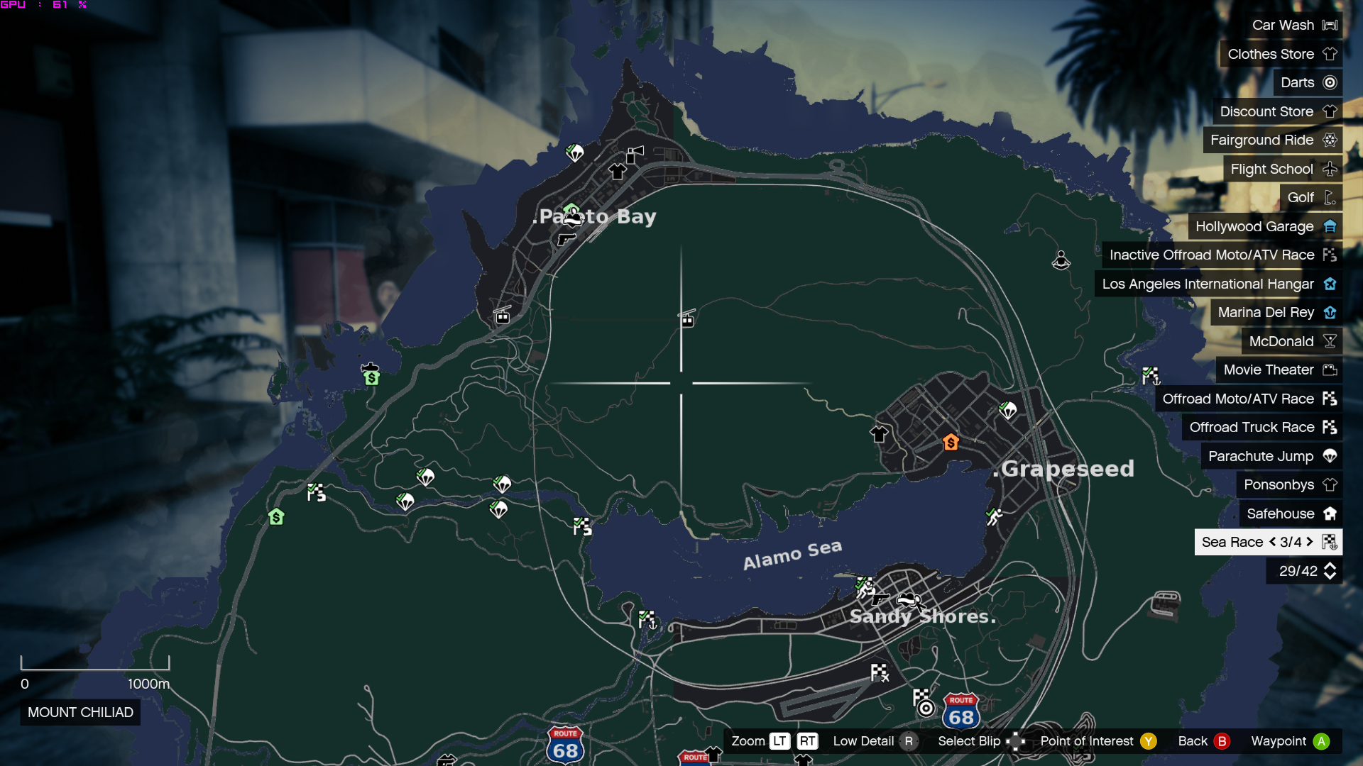 Real Los Angeles Pause menu Map (IOS Plans Style) + Lore-Friendly ...