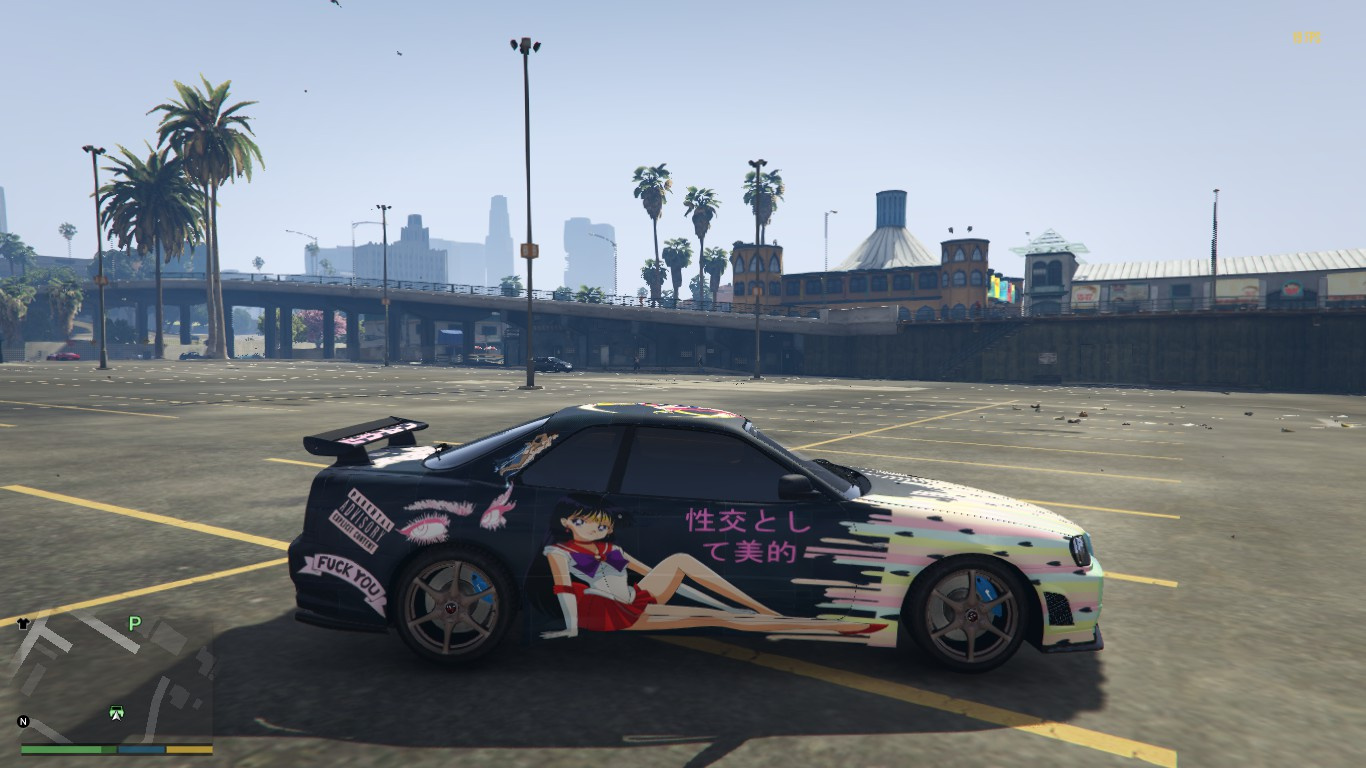 Sailor Moon Nissan Skyline Livery Gta Mods Sexiz Pix