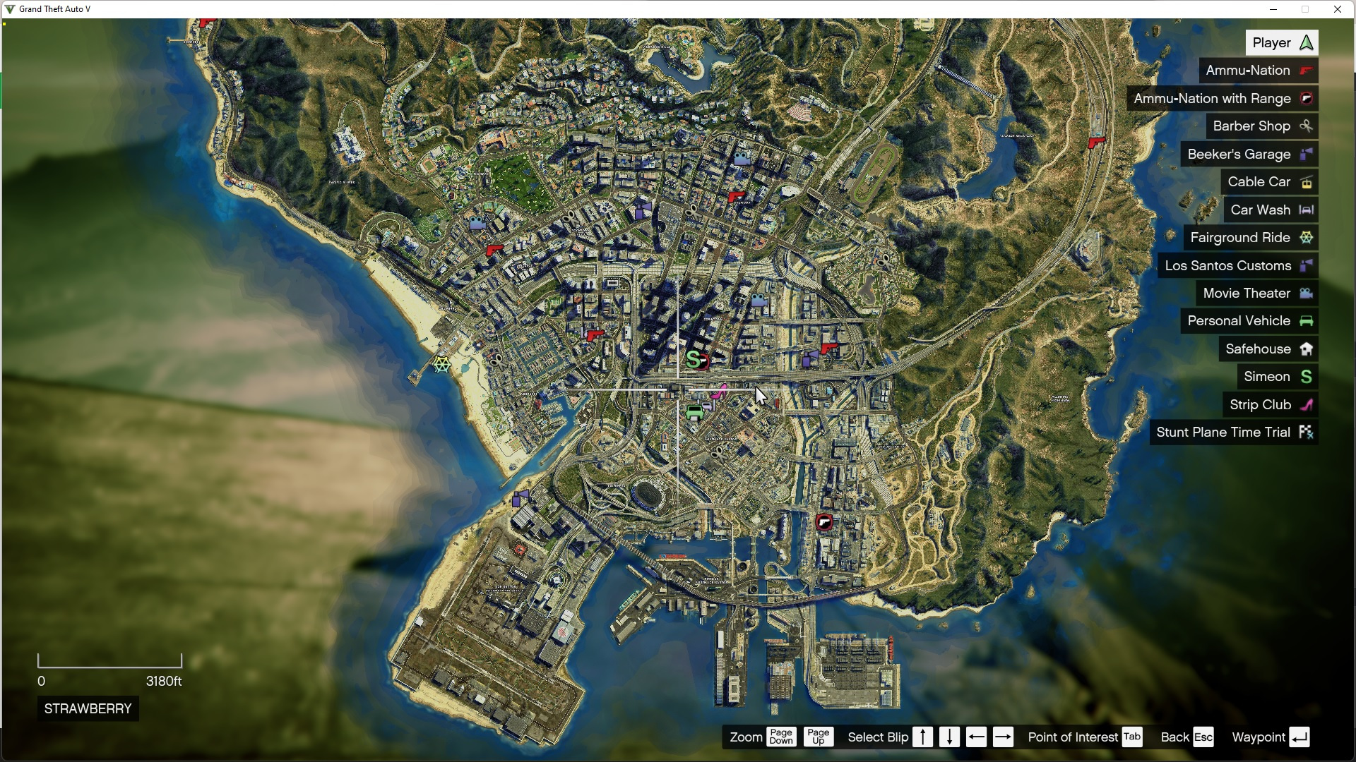 Satellite View Map with colorful Blip | GTA 5 Mods