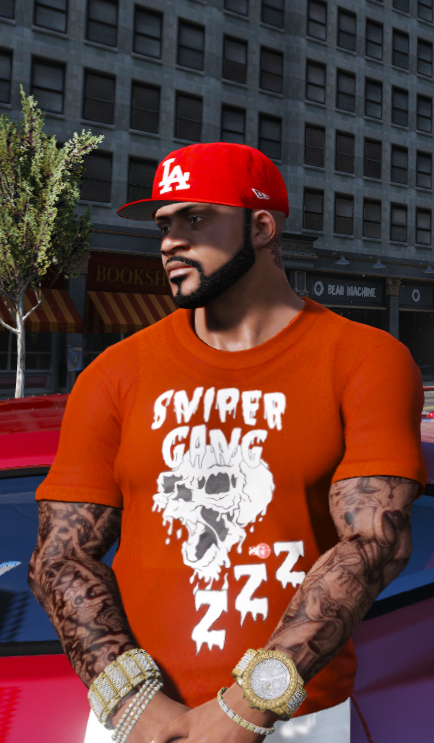 Sniper Gang Shirts Pack | GTA 5 Mods