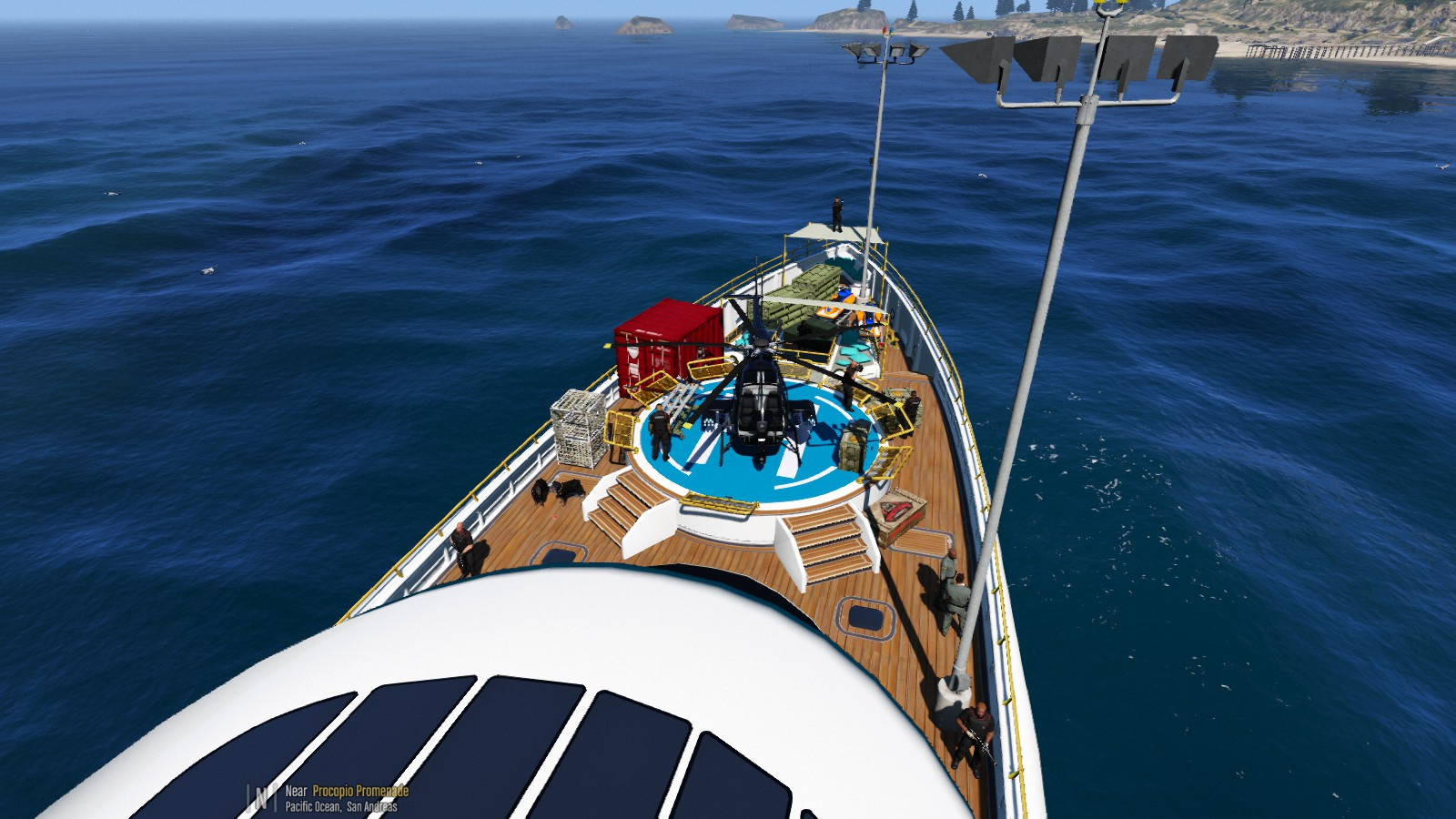 how to move super yacht gta 5