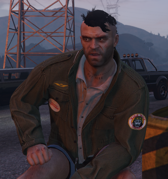 Taxi Driver / Travis Bickle Army Jacket + Mohawk | GTA 5 Mods