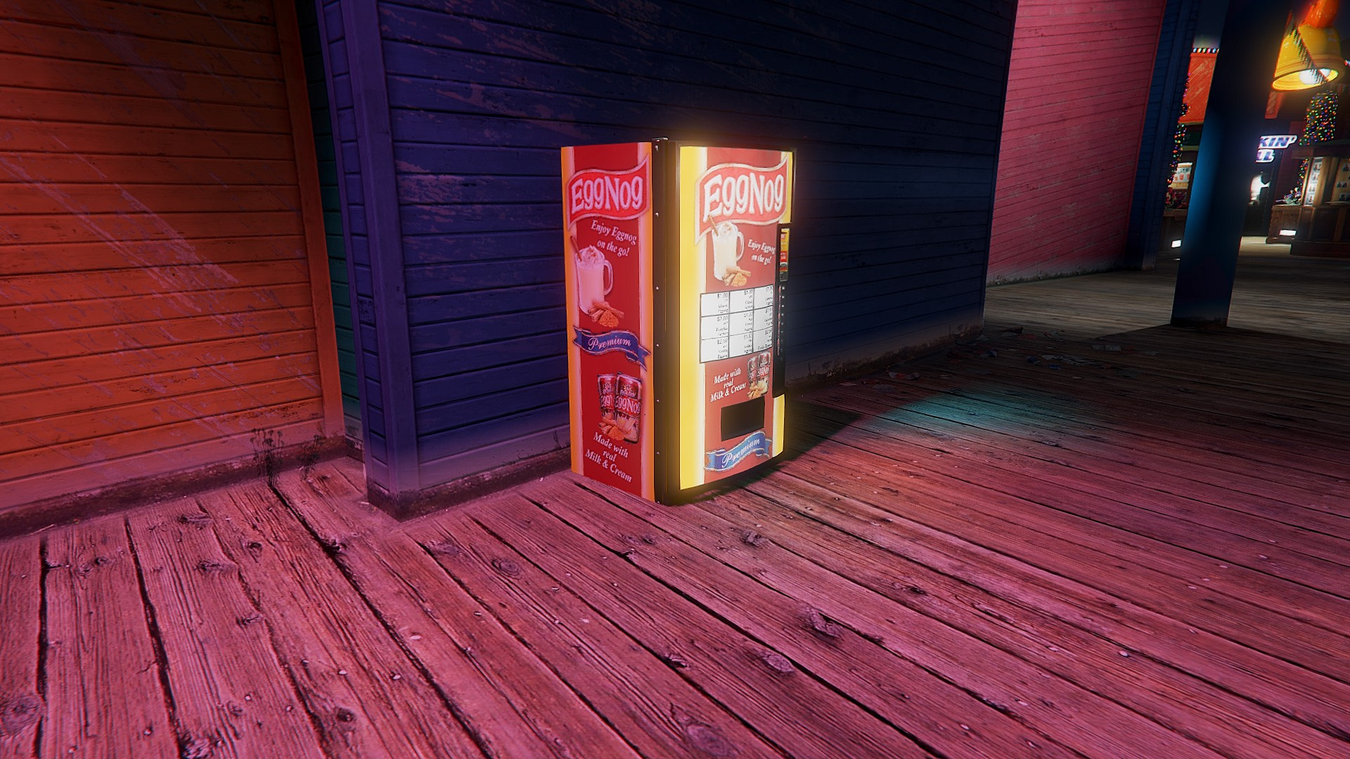 The Original Eggnog Vending Machine GTA 5 Mods