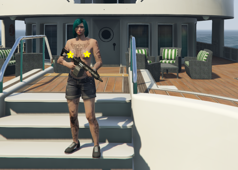 Topless Claudia Skin Control Gta 5 Mods 4152