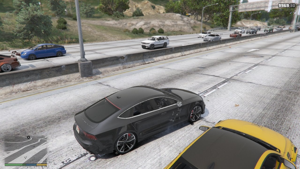 gta 5 lag while driving