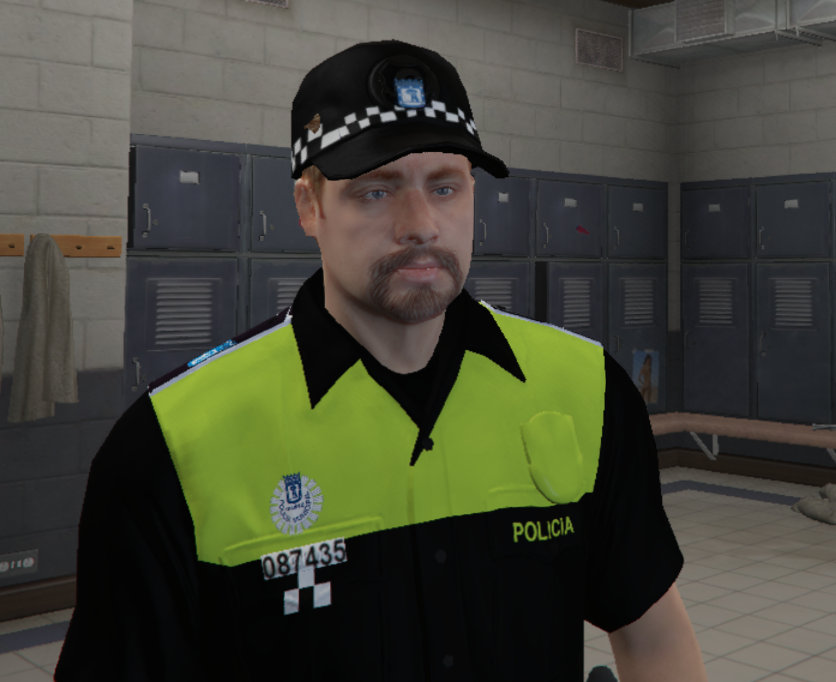 Uniforme de hombre Policía Municipal Madrid | GTA 5 Mods