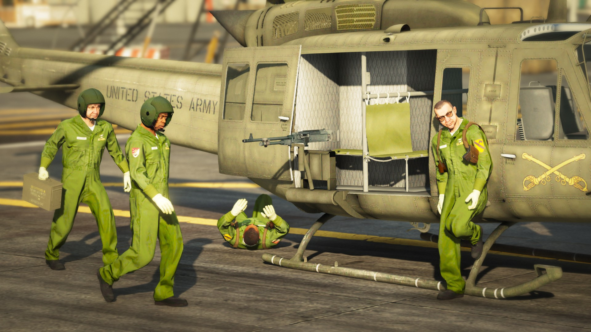 US Army Vietnam Helicopter Pilot | GTA 5 Mods