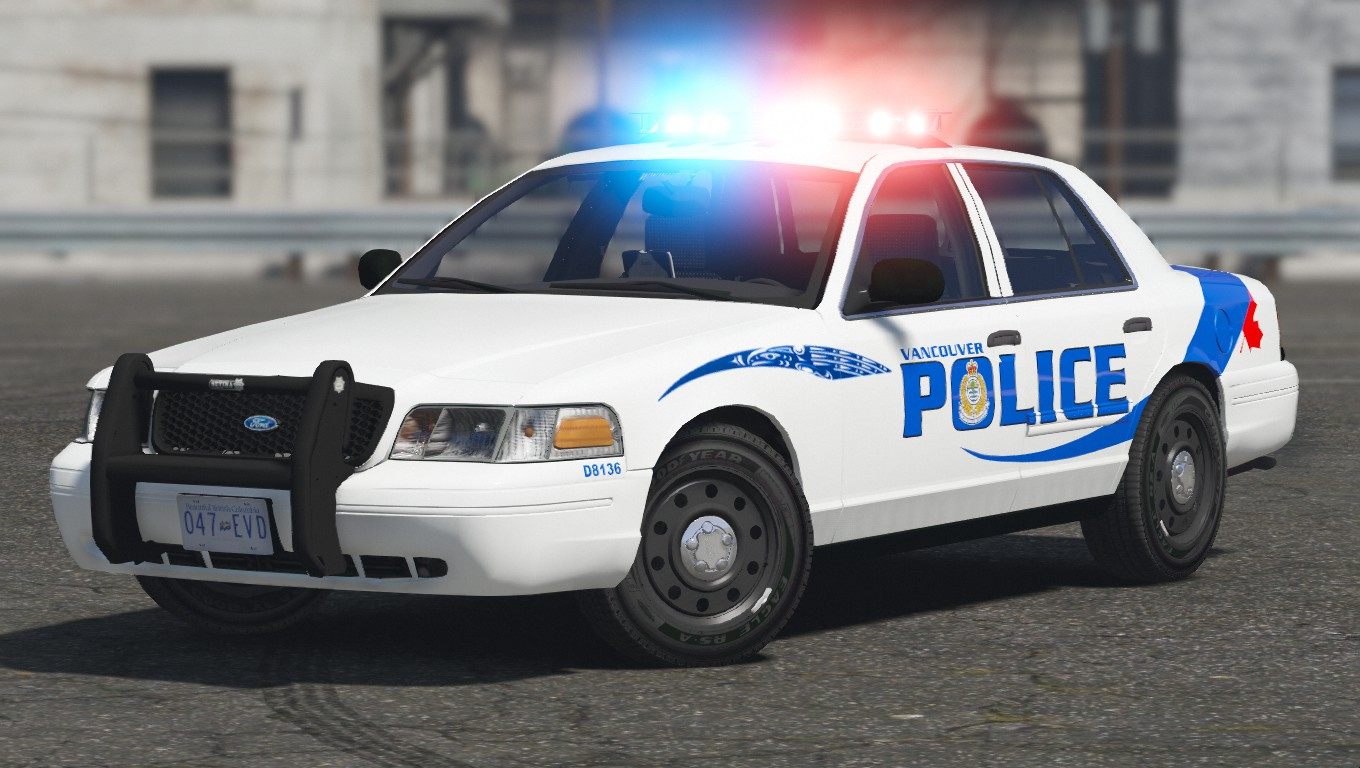 Vancouver Police Crown Vic Paint Job | GTA 5 Mods