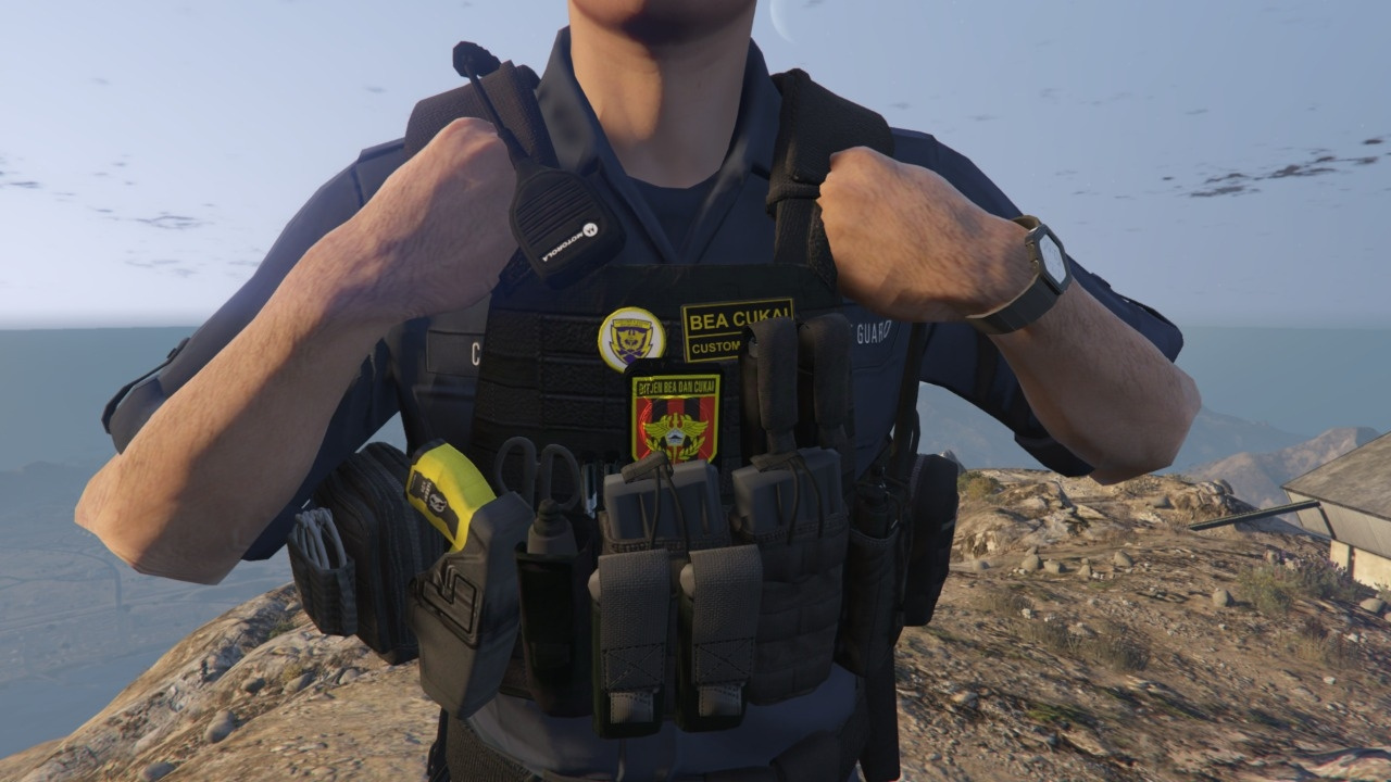 Vest Pack Rompi Polisi Dan Tentara Nasional Indonesia Gta 5 Mods