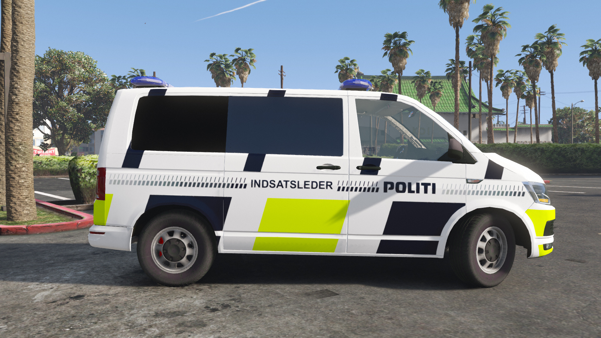 VW T6 Danish Police Incident Commander Authentic Skin GTA 5 Mods