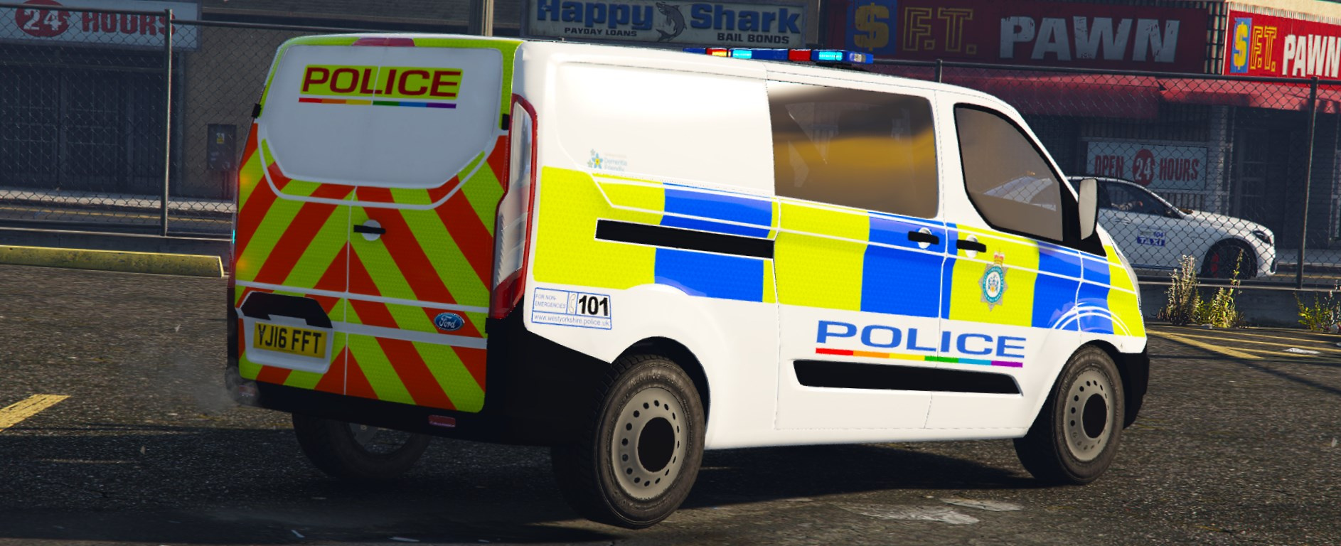 West Yorkshire Police Irv Pride Livery For The Ford Transit Custom